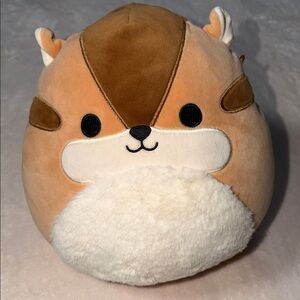 Squishmallows Melzie the Chipmunk 10" Fuzzy Belly Plush Kellytoy Stuffed Animal